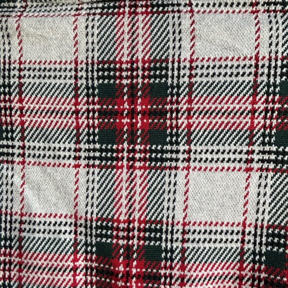 Tommy Hilfiger Size Large Red/gray/white Plaid Open Jacket, with pockets - Picture 5 of 6